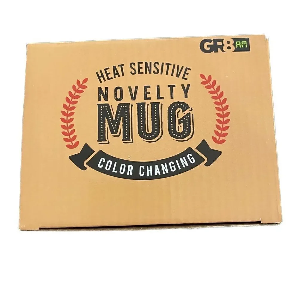Heat Sensitive Novelty Dad 16 oz color changing coffee Mug NEW Dad Jokes Father